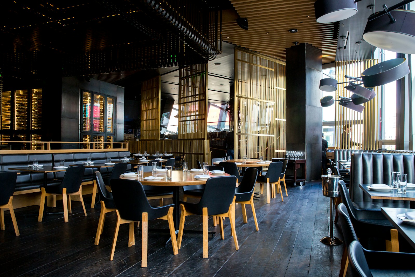 Upscale Sydney restaurant interior