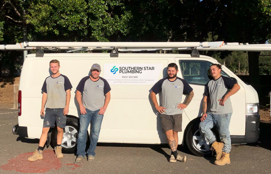 Southern Star Plumbing team on site